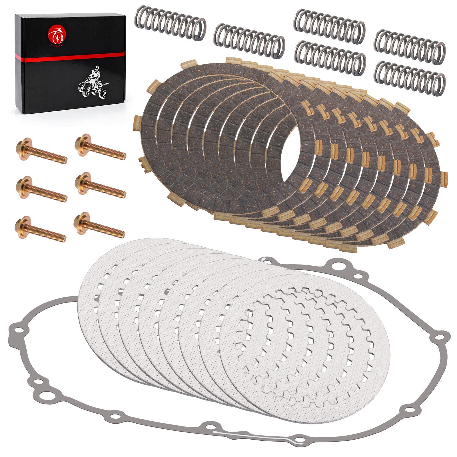 Clutch Friction Steel Plates Kit for Yamaha FZ09 FJ09 (2014–2017)