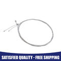 Brake Cable Wire Set Front Rear Silver Tone for Bicycle Bike Universal (2-Pack)
