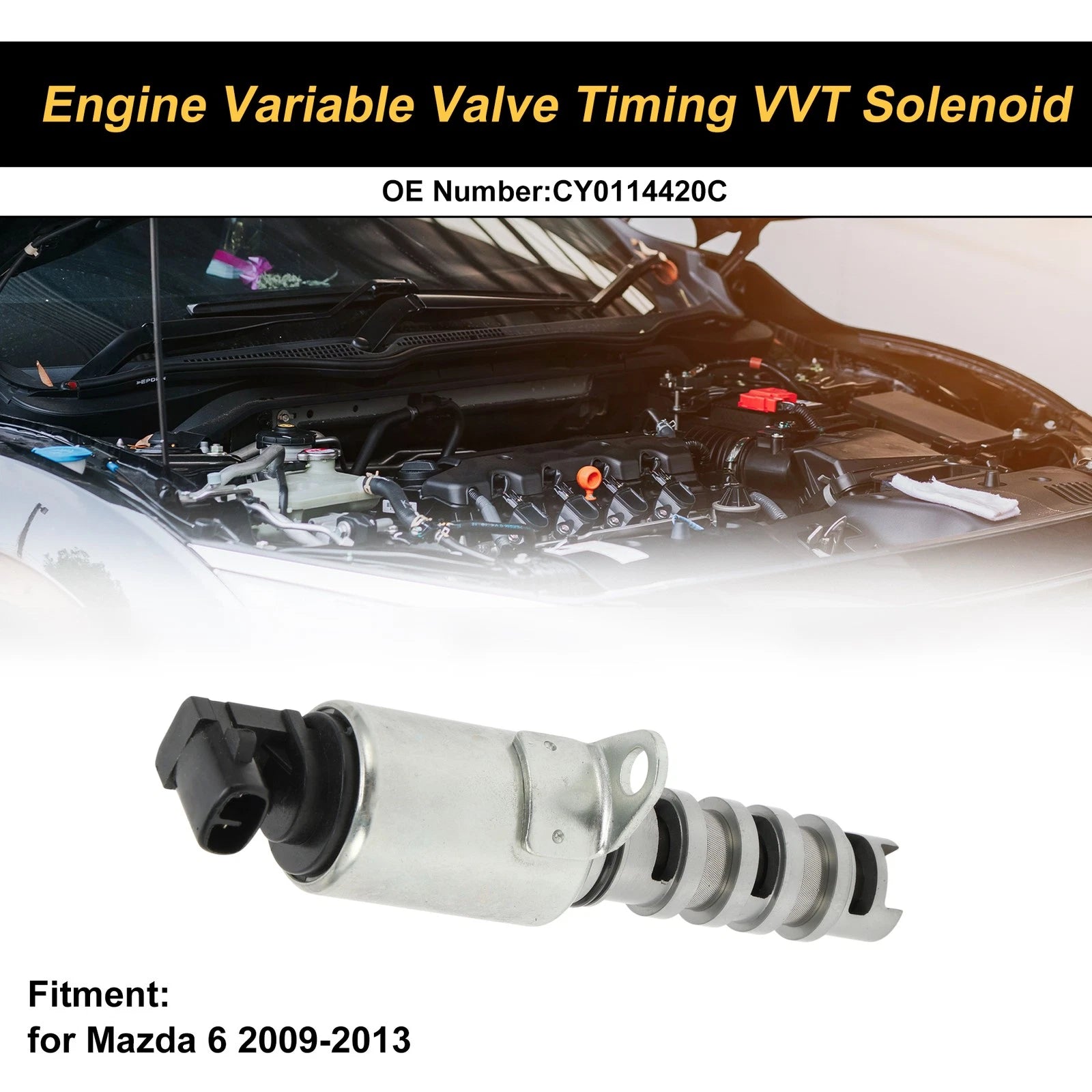 Engine Variable Valve Timing VVT Solenoid Replacement for Mazda 6 (2009–2013)