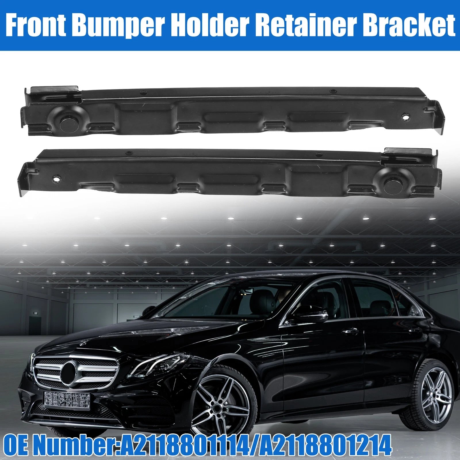 Front Left Right Upper Bumper Cover Inner Support Bracket for Mercedes Benz (2001–2018)
