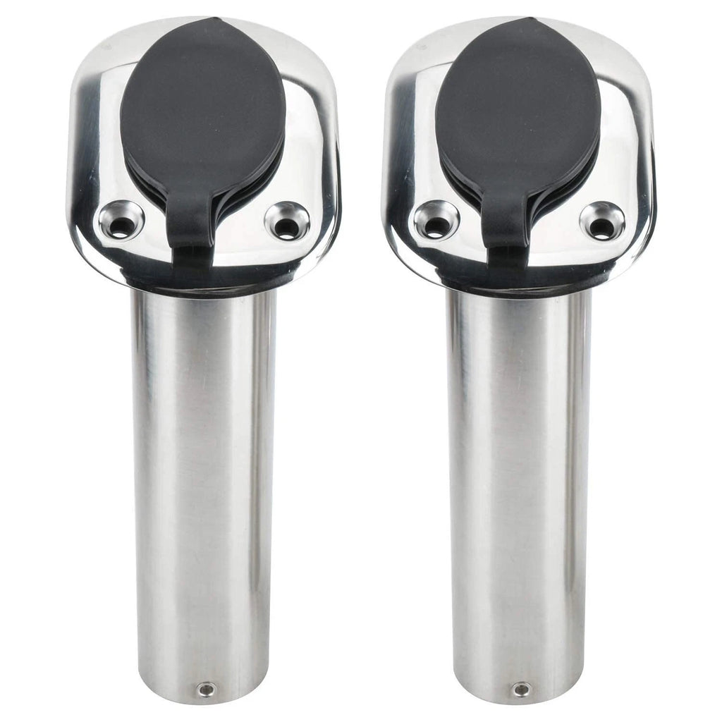 Set of 4 Stainless Steel Fishing Rod Holders 30 Degrees for Marine Boat
