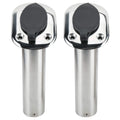Set of 4 Stainless Steel Fishing Rod Holders 30 Degrees for Marine Boat