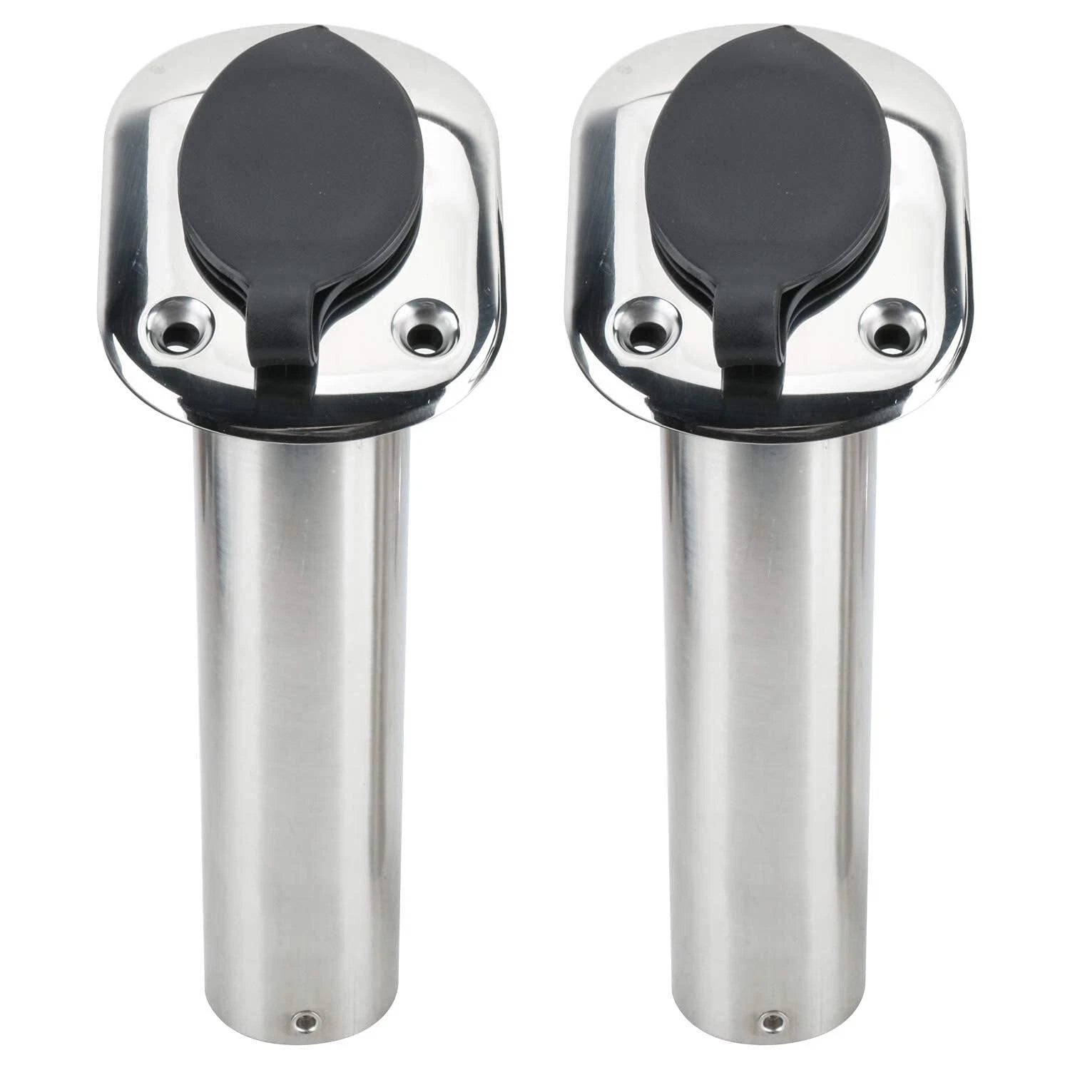Set of 4 Stainless Steel Fishing Rod Holders 30 Degrees for Marine Boat