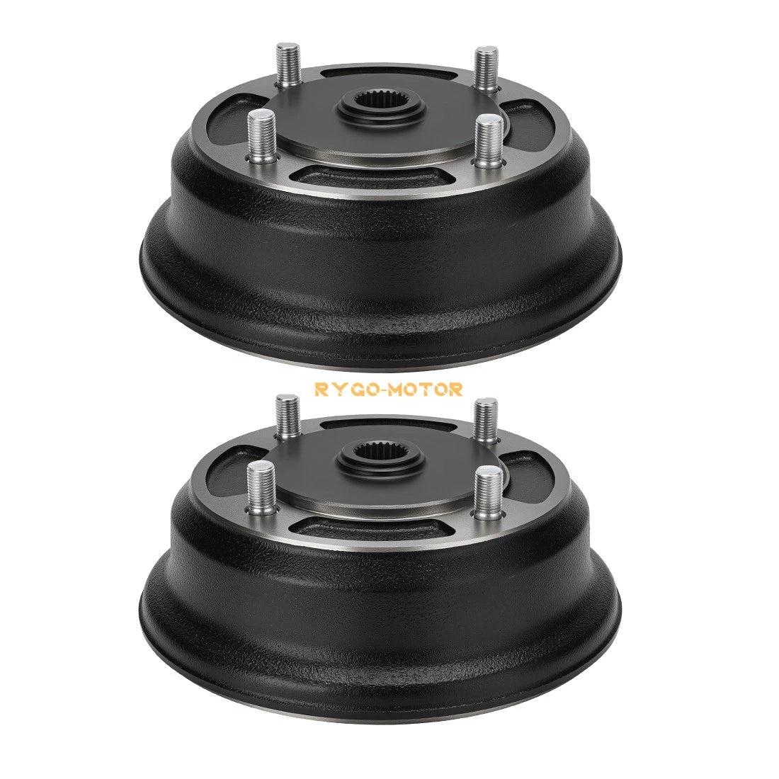 2Pcs Rear Brake Drums 41038-0035 for Kawasaki Mule 2510 3000 3010 3020 4000 4010
