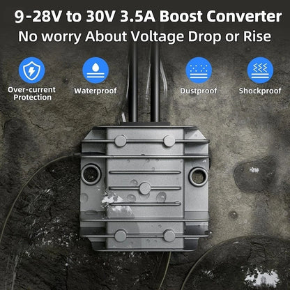 Step Up Converter 12V to 30V for Starlink Mini