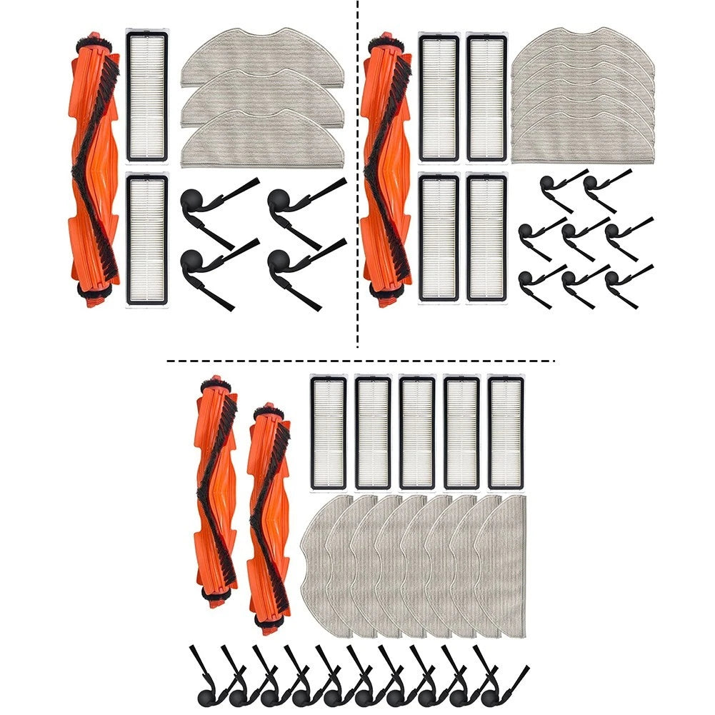 Robot Vacuum Kit Replacement Brushes for Home Floor Cleaning