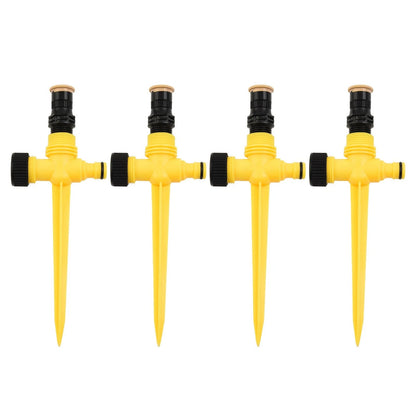 Set of 4 Auto Irrigation Sprinkler System for Lawn Water Saving