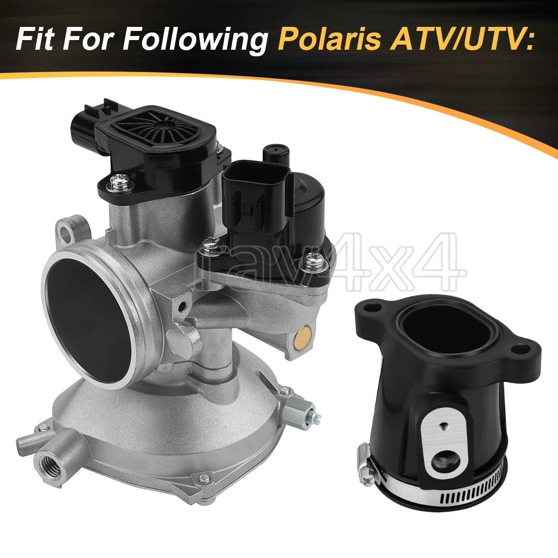 Throttle Body & Intake Adapter Boot for Polaris ACE Ranger 570 RZR 570 (2012–2016)