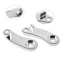 Turn Signal Mount Relocation Kit For Harley Softail Bad Boy Springer Silver