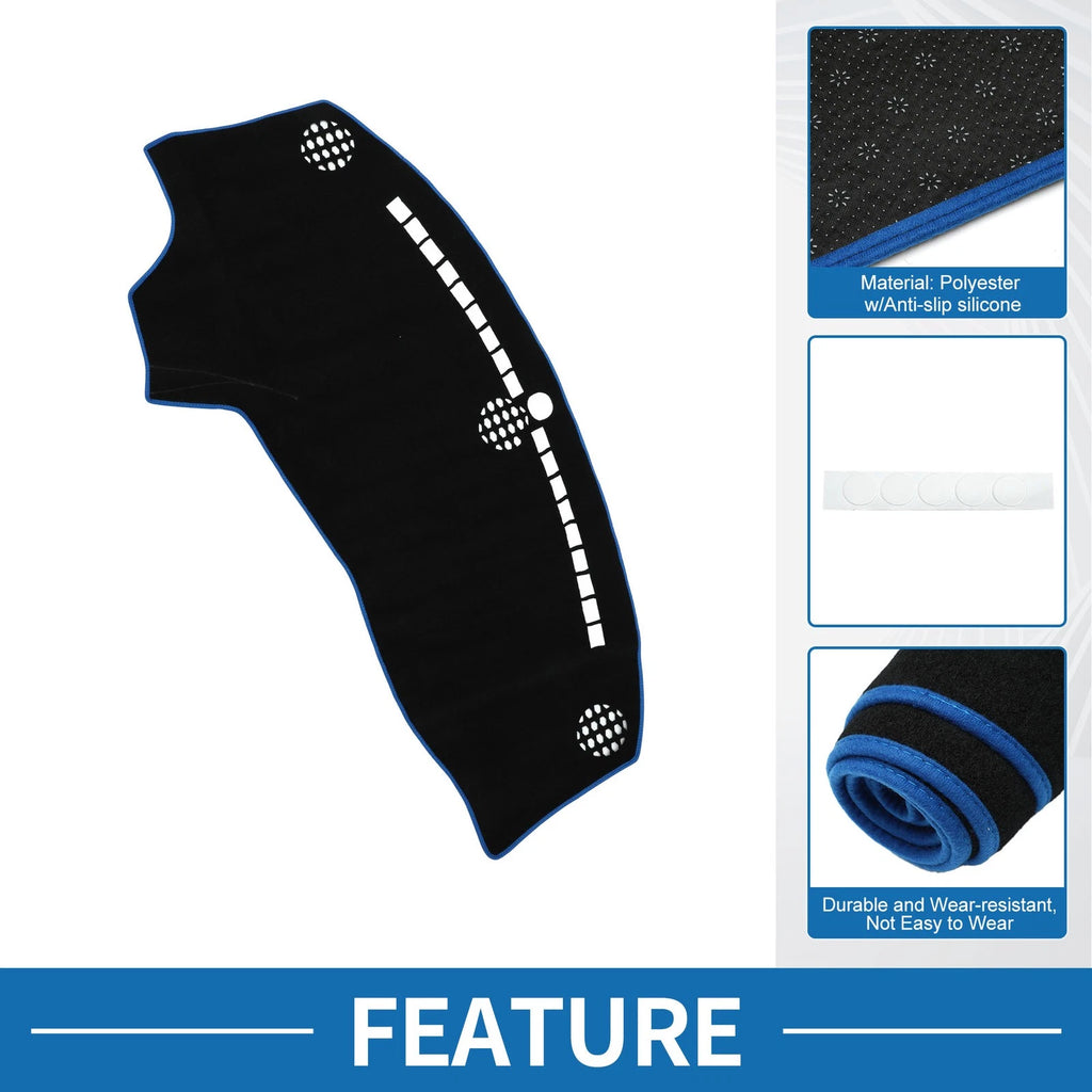 Dashboard Dash Cover Mat for Dodge Challenger Accessories (2015–2024)