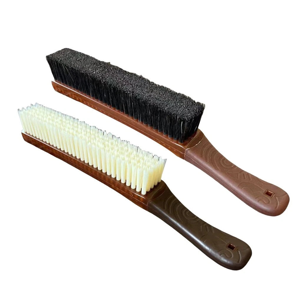 Multi Purpose Brush with Walnut Handle for Clothes and Fabric Cleaning
