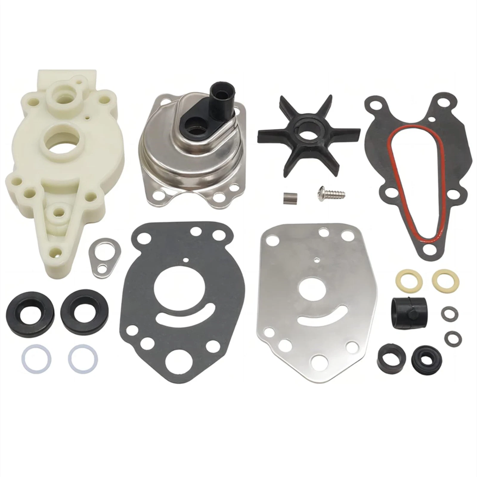 Water Pump Impeller Kit for Mercury Mariner 6 8 9.9 15 hp (2-Stroke 46-42089A5)