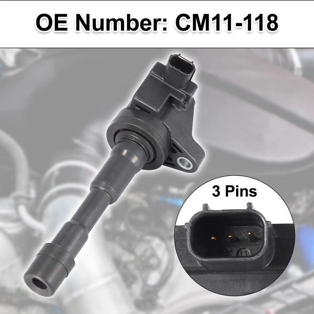 4PCS Ignition Coils Replacement for Honda Accord CRV Civic (2006–2017)