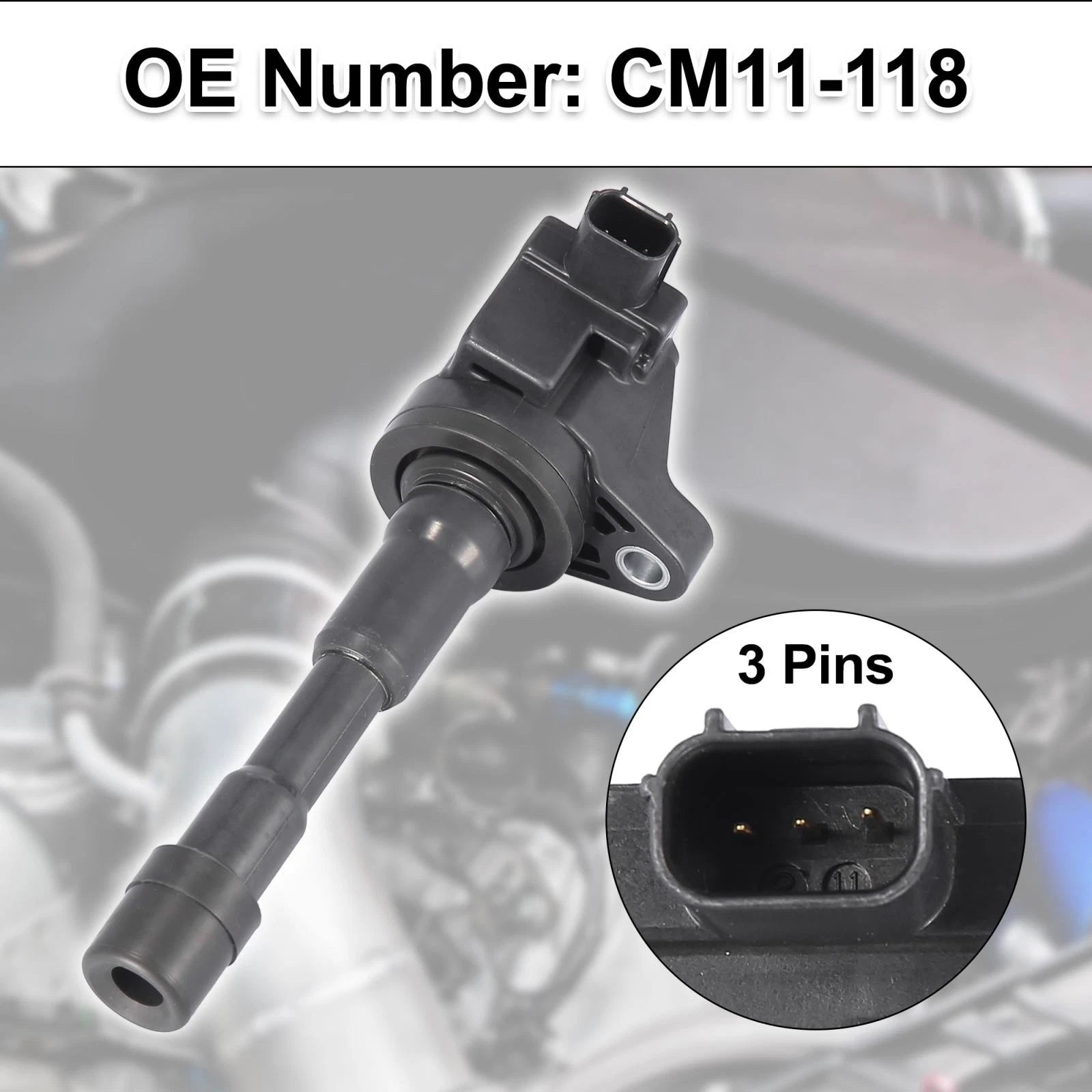 4PCS Ignition Coils Replacement for Honda Accord CRV Civic (2006–2017)