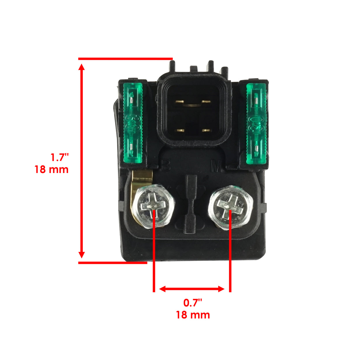 Starter Relay Solenoid Replacement for Suzuki SV650 SV650S (1999–2002)