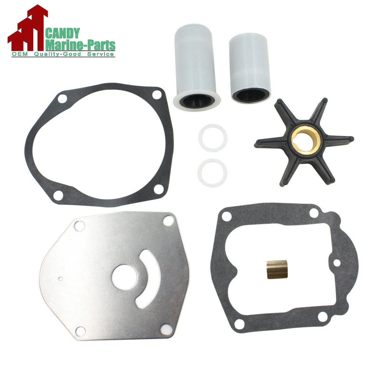 Water Pump Repair Kit for Mercury Marine 25 30 40 50 HP (Replaces 821354A2)