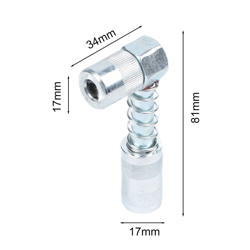 Grease Coupler Adapter 90 Degree for Industrial and Automotive Tools