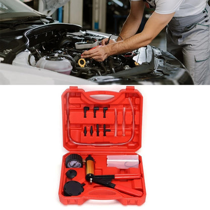 Compact Brake Service Kit with Pressure Vacuum Pump for Cars Motorcycles