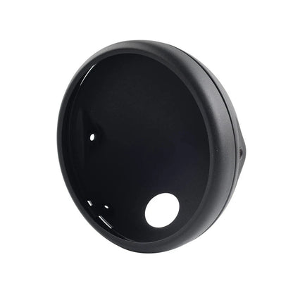 7" Round Headlight Headlamp Housing Cover for Motorcycle (Universal Fit)