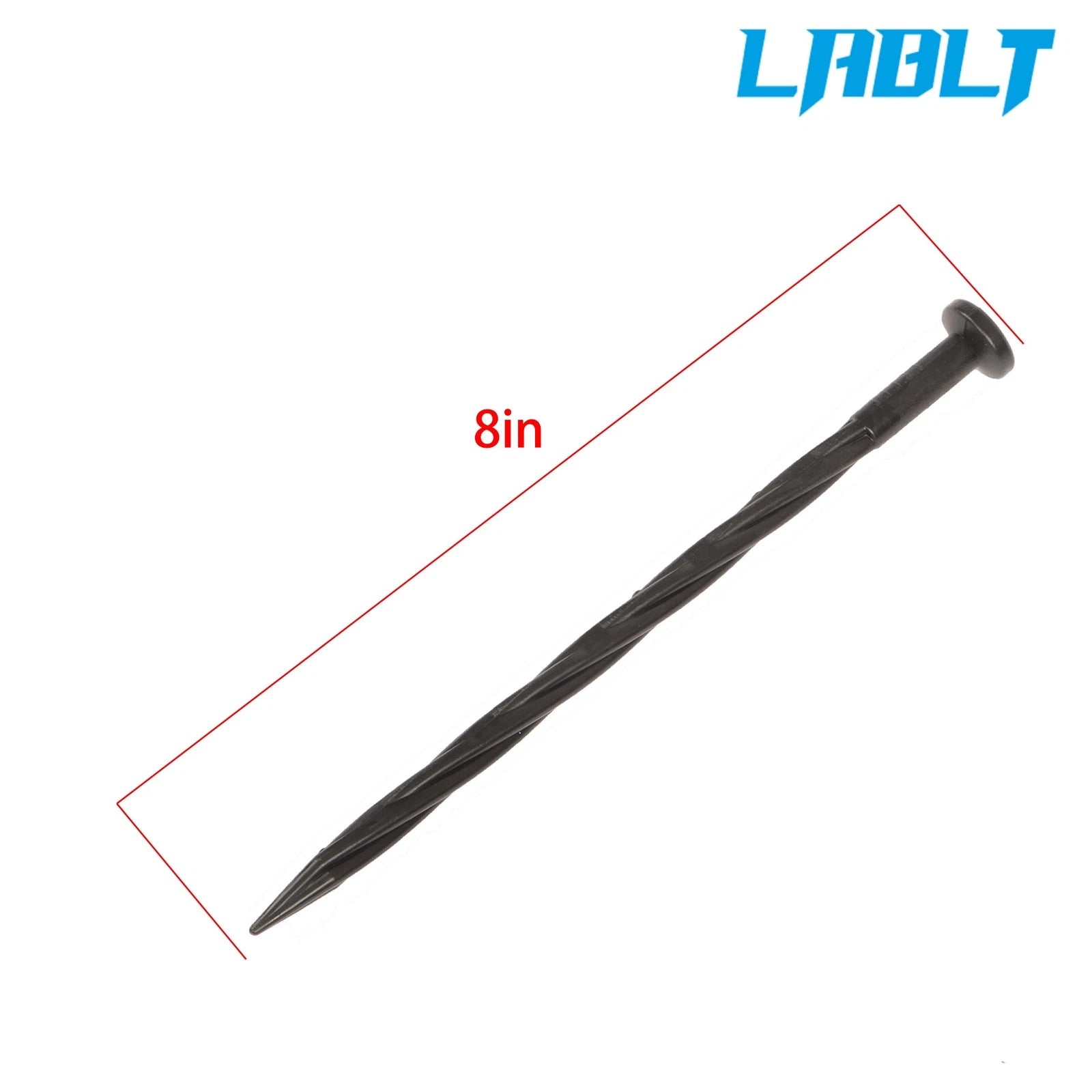 300 Pcs Landscape Edging Stakes 8 Inch Spiral Anchoring for