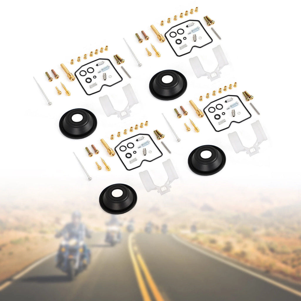 4X Carburetor Rebuild Kit for Kawasaki Zephyr ZR750-H / ZR-7 / ZR-7S