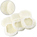 6X 7-Inch Lambs Wool Bonnet Buffing Wheel Pad for Polisher