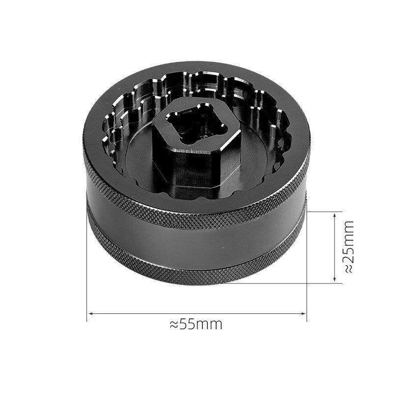 5-in-1 Bottom Bracket Wrench Tool for Standard Threaded Bottom Brackets