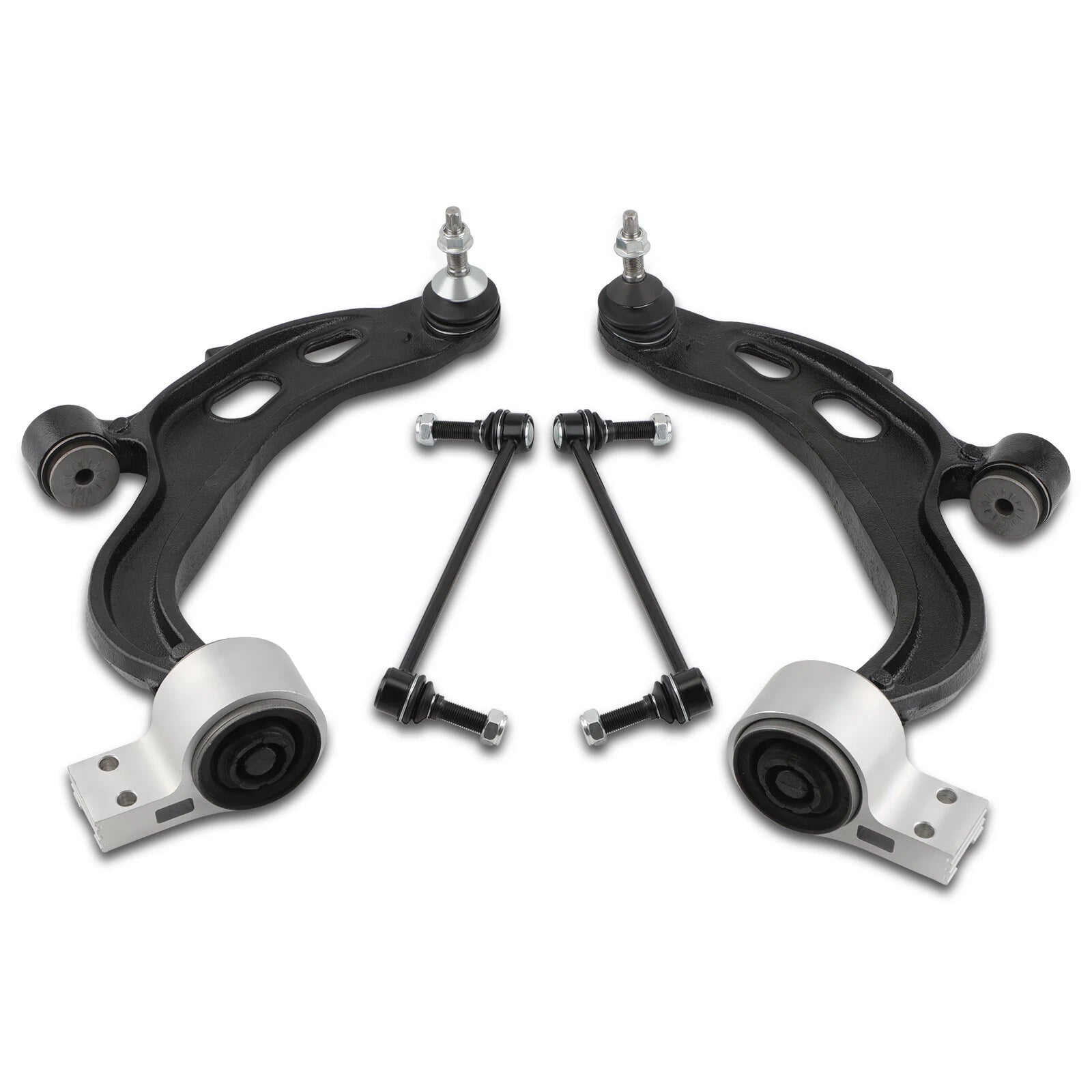 Front Control Arms w/ Ball Joints & Sway Bar Link for Ford Taurus (2013–2018)