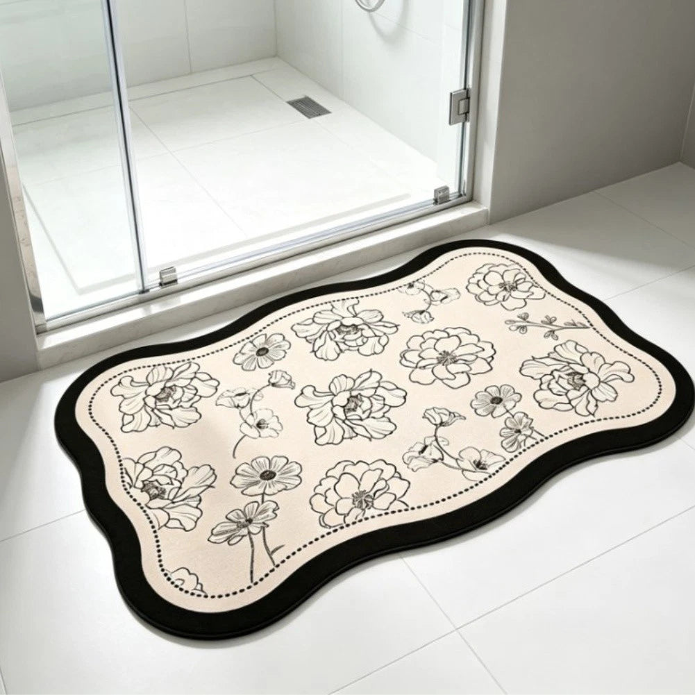 Non-Slip Diatomaceous Earth Bathroom Mat 40x60cm
