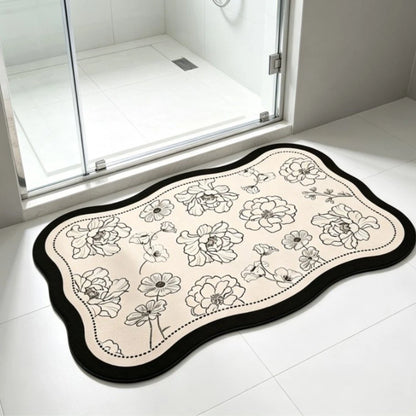 Non-Slip Diatomaceous Earth Bathroom Mat 40x60cm