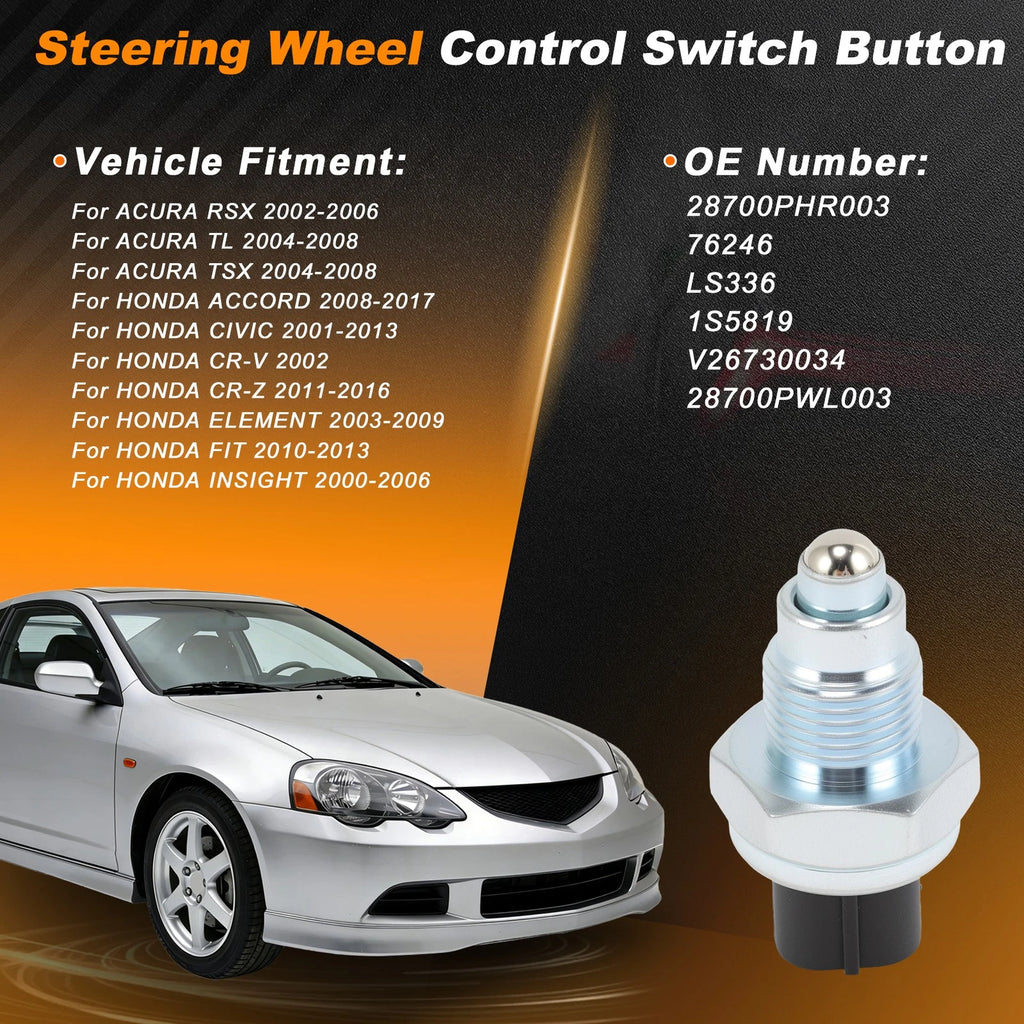 Backup Light Switch Replacement 2 Pin for Acura RSX 2002–2006