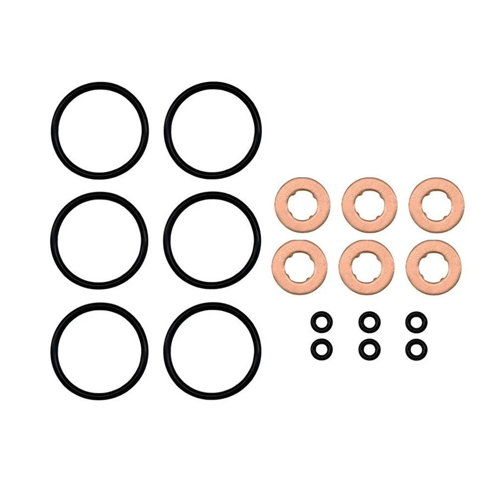 Injector Washer O Ring Seal Kit 18 Pieces for BMW Engines