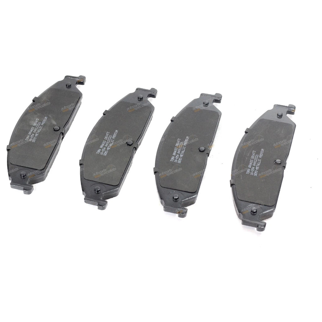 2 Front Disc Rotors + Brake Pads for Ford Territory (2004–2014)