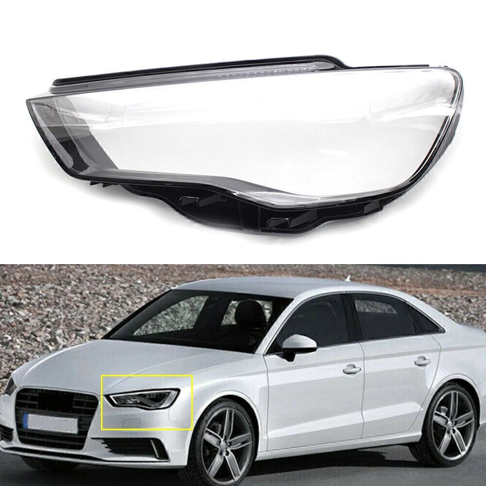 Left Headlight Lens Cover for Audi A3 (2013–2016) 8V0941701A