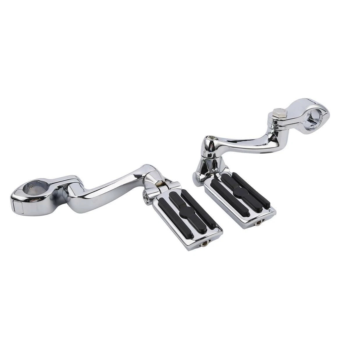 32mm Adjustable Footpeg Peg Mount Kit for Harley (Fits 1 1/4" Highway Bar)