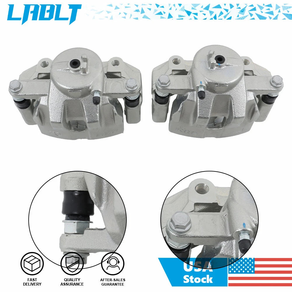 Set of 2 Brake Calipers for Suzuki Grand Vitara (2006–2013) w/Bracket