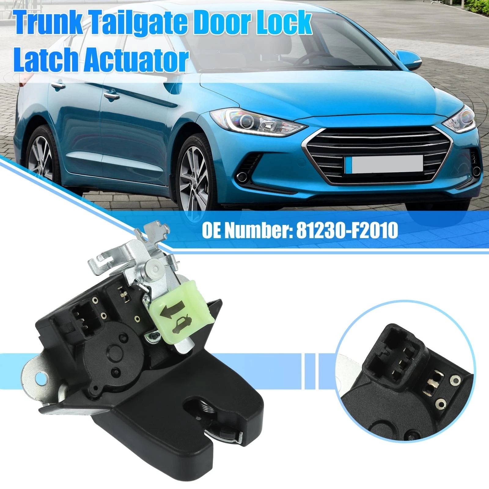 Tailgate Latch Lock Actuator Motor for Hyundai Elantra (2017–2019)