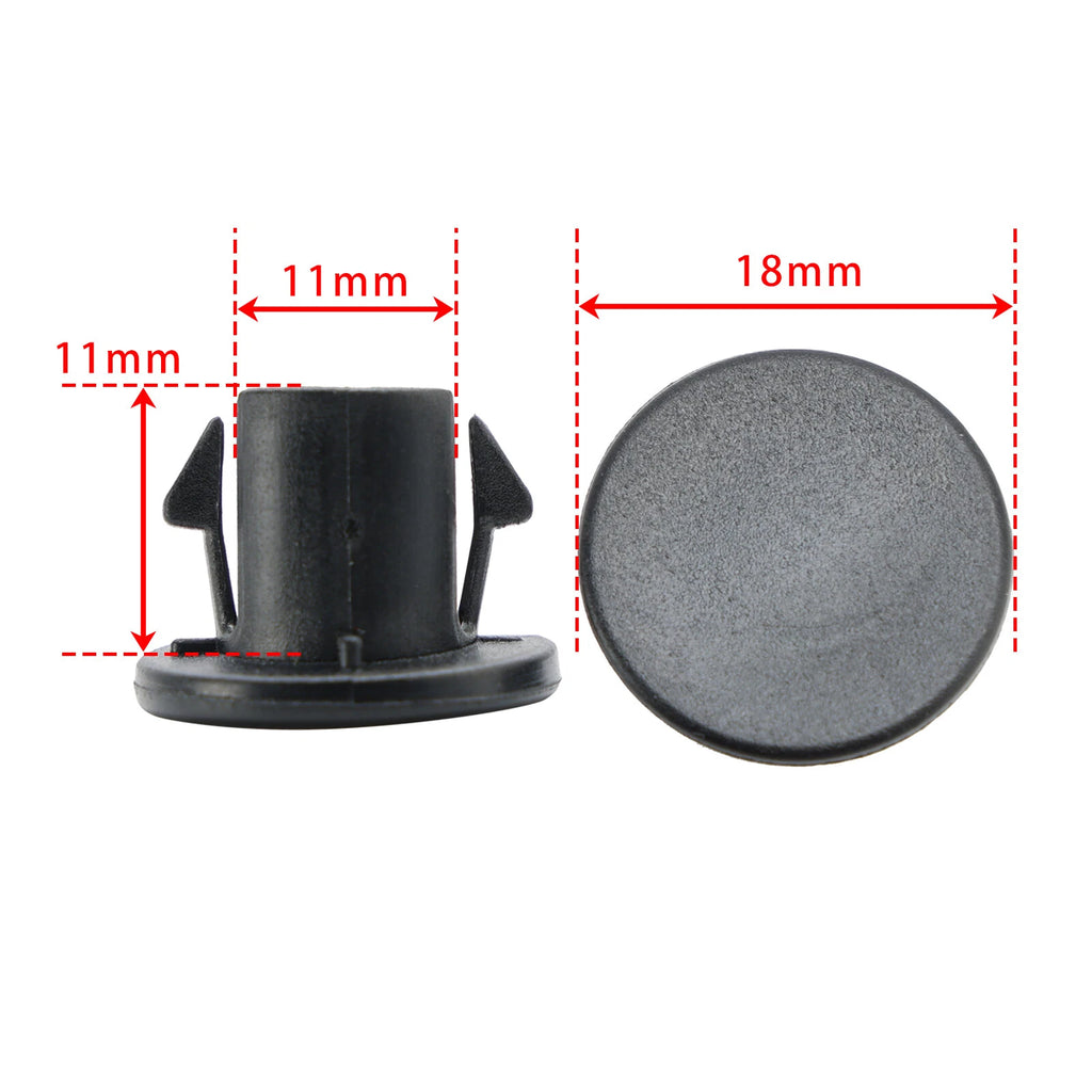 Fairing Mirror Hole Plug Kit Black for Street Glide FLHXSE FLHX (2024)