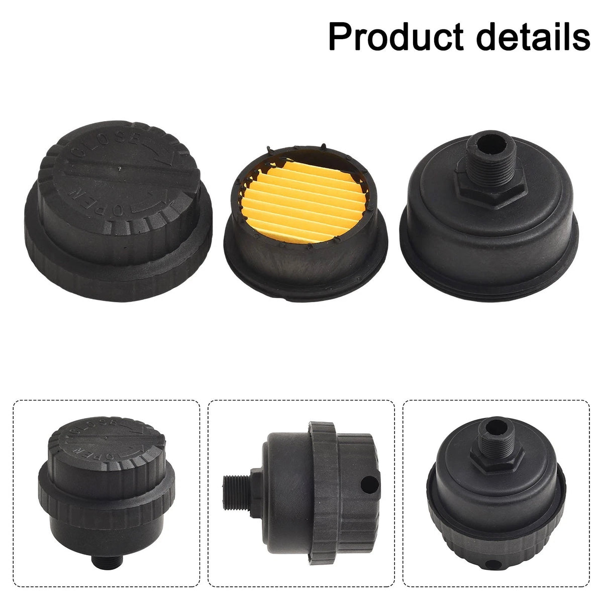 1pc Air Compressor Silencer for Admitting Port 16mm