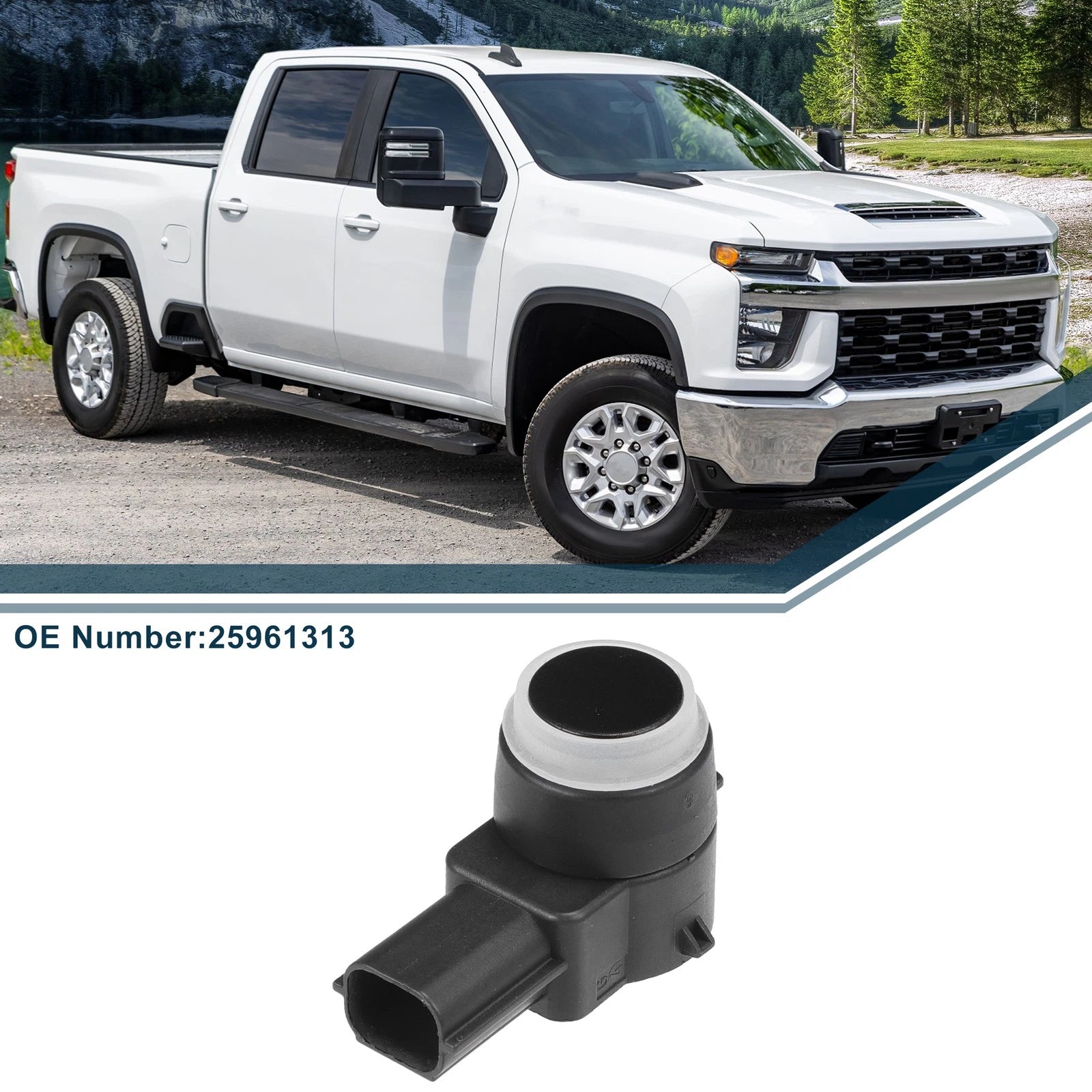 Reverse Parking Assist Sensor for Buick Lucerne (2006–2008) No. 25961313