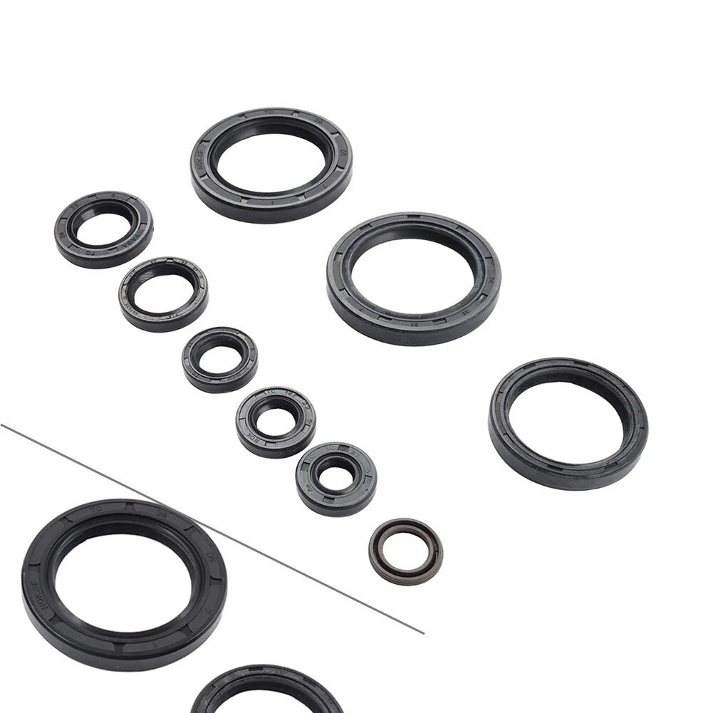9-Piece Engine Oil Seal Kit for Honda CRF450X (2005–2009, 2012–2017)