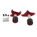 2X Red Frame Sliders Protector Guard for Honda Grom MSX125 (2013–2020)