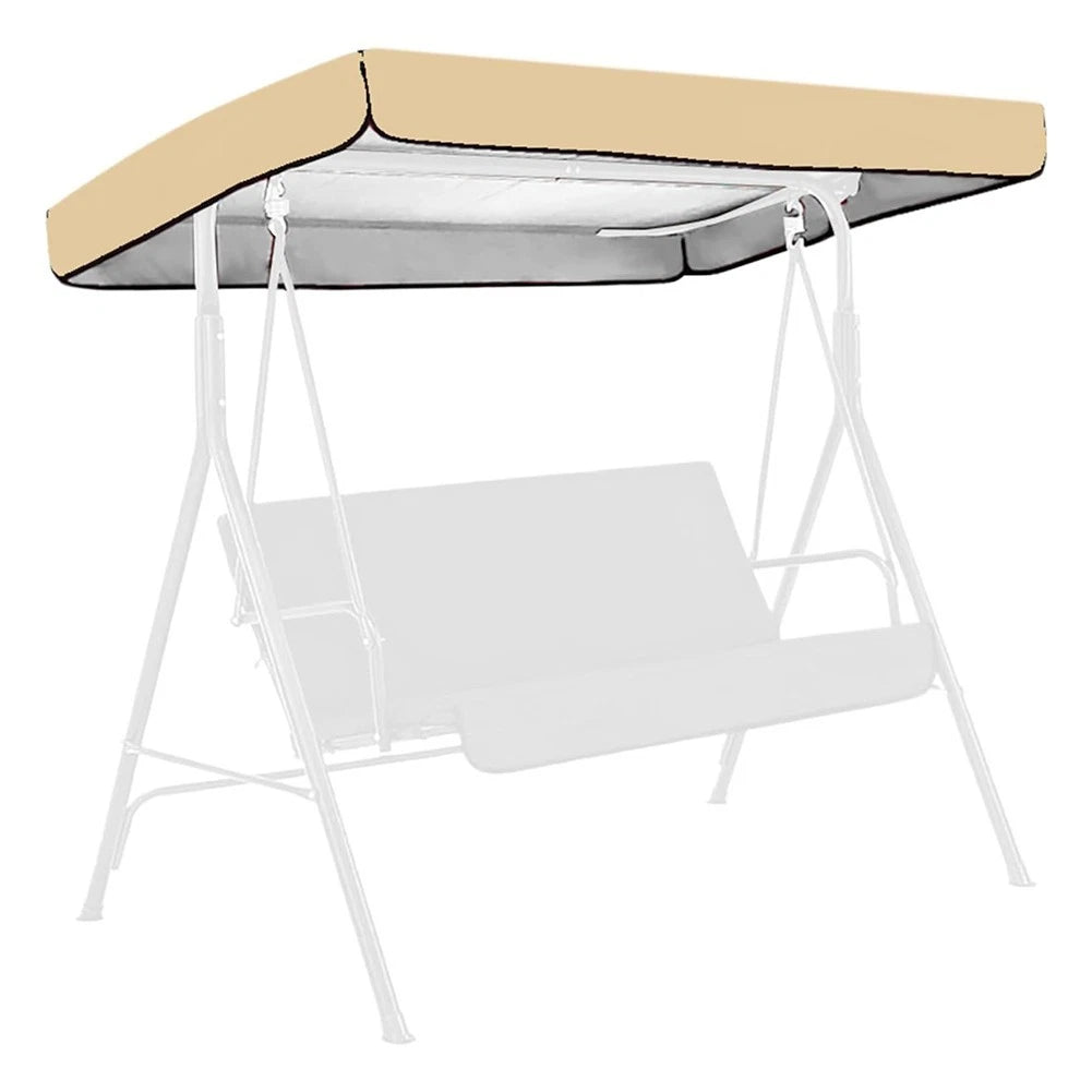 Swing Chair Canopy Replacement Cover for Outdoor Relaxation (Universal Fit)