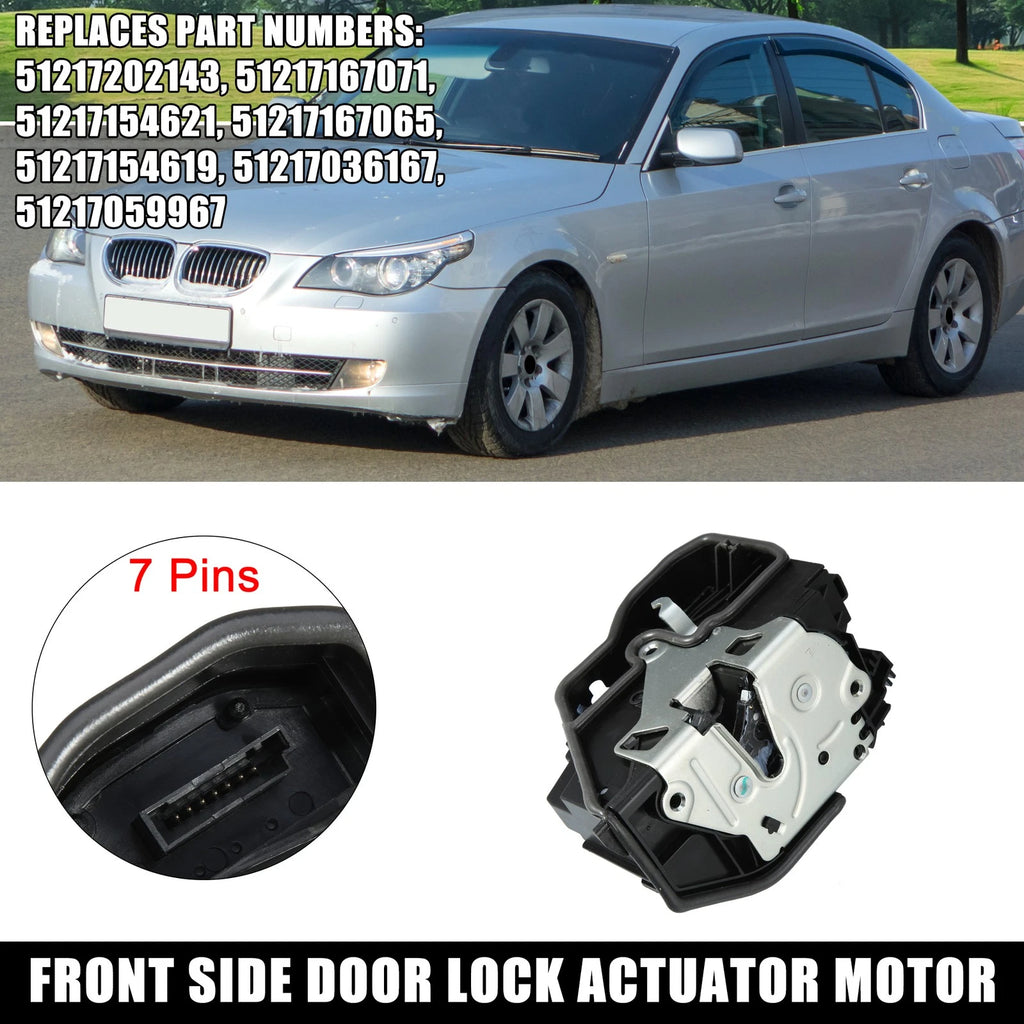 Front Left Side Door Lock Actuator Motor for BMW E60 E65 E70 E90