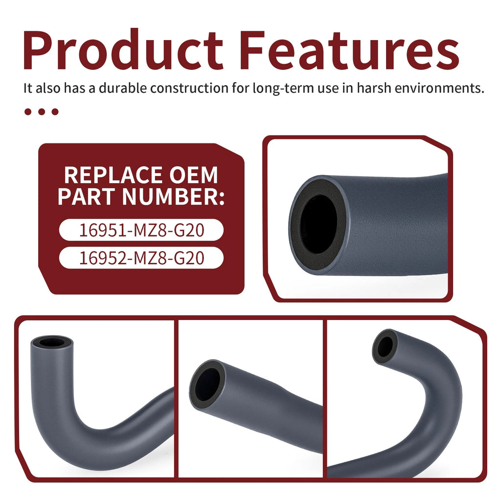 Fuel Tank Tube A + B Hose for Honda Shadow VLX 600 VT600C VT600CD (1999–2003)