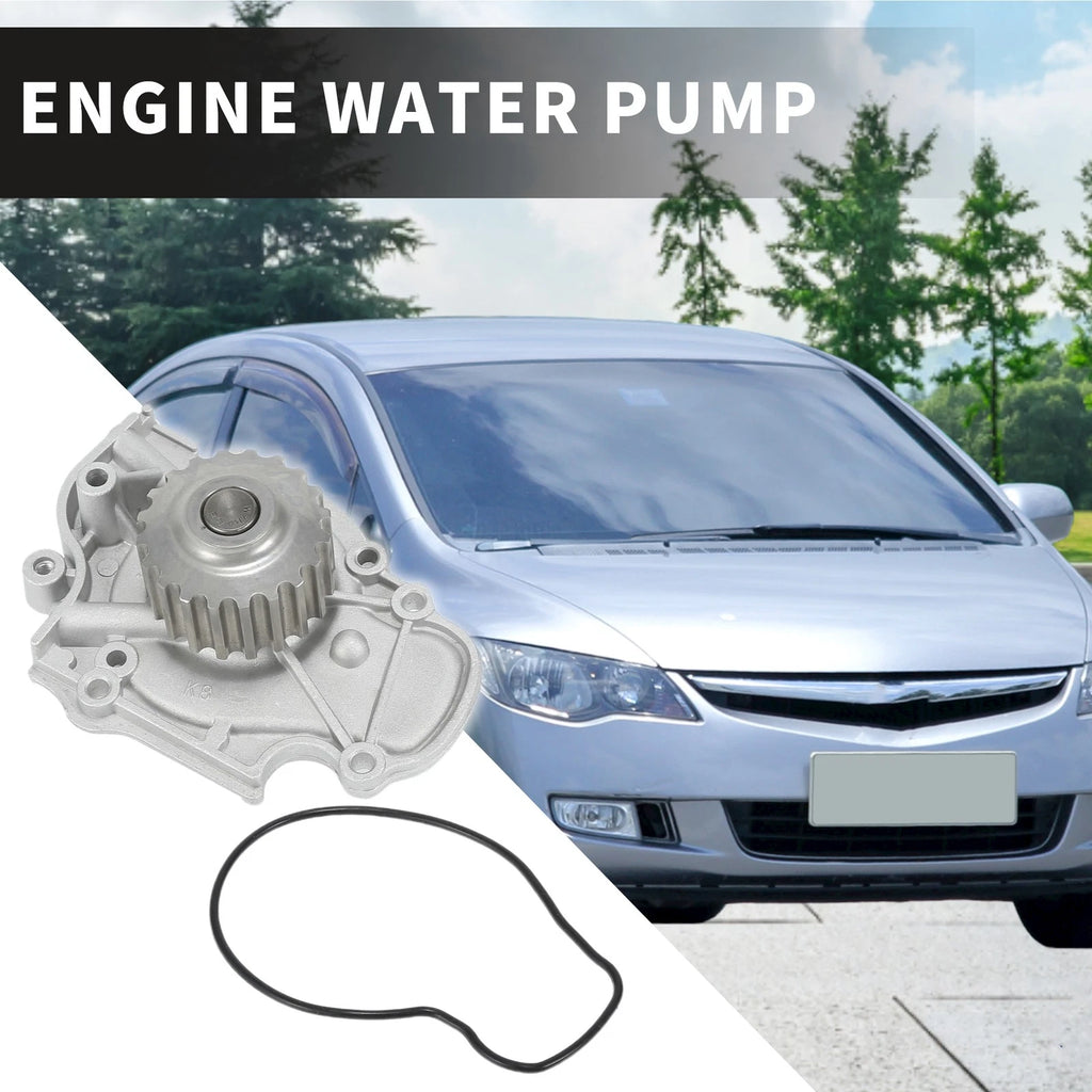 Water Pump Replacement with Rubber Ring Kit for Honda Civic Acura Integra (2001–2010)
