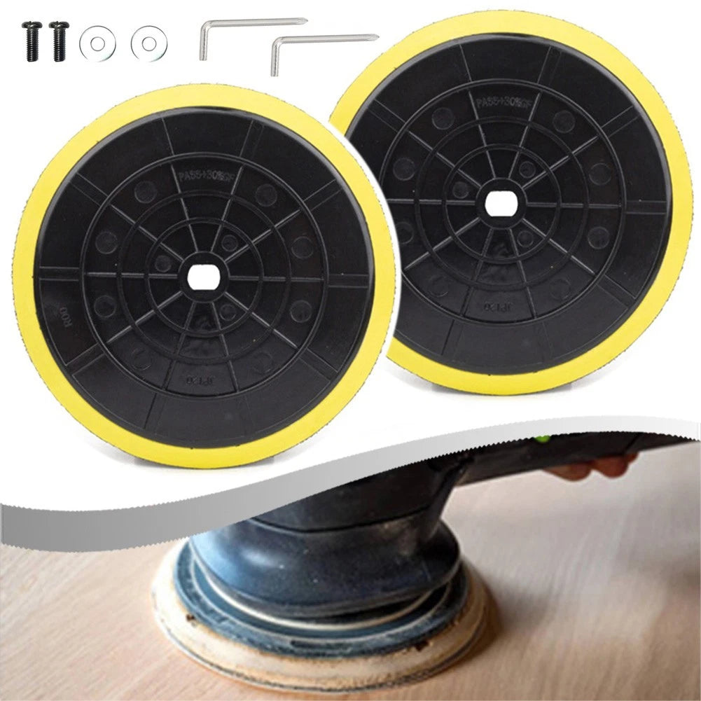 2X Buffer Polisher Backing Pads 5 Inch 6 Inch for