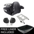 Trunk Backrest Rack Speakers Mount for Harley Touring (2014–2026)