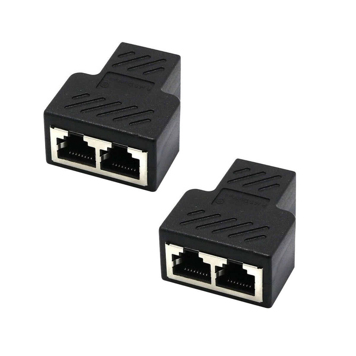 2X RJ45 Splitter Adapter for Ethernet CAT5/CAT6 (1 to 2 Ways)