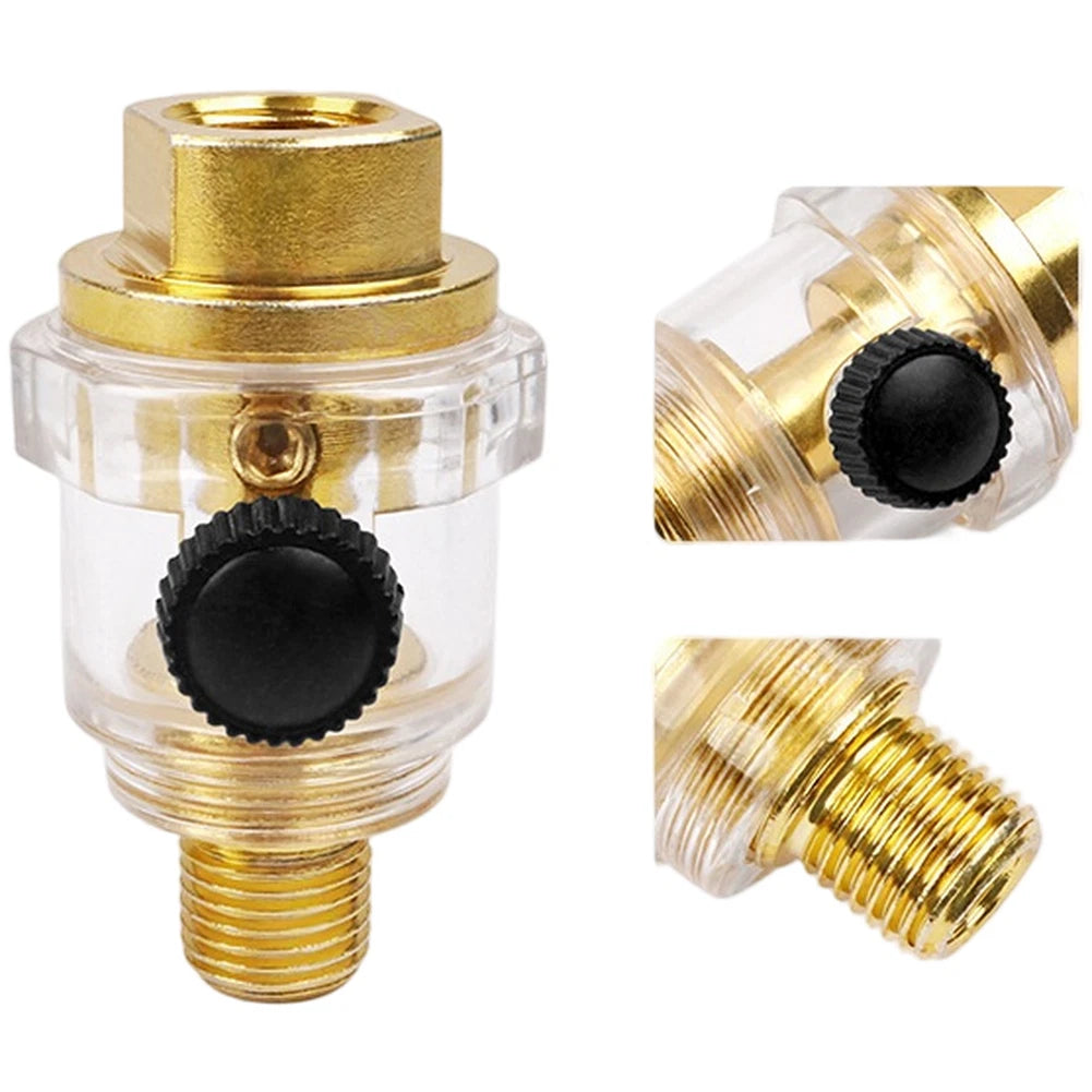 Pneumatic Tool Oil Lubricator for Compact Tools (14 Inch Thread)